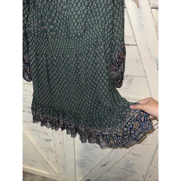 Veronica Beard Destiny print Paisley 100% silk dress W/ Slip. Size 18 MSRP $598 - Picture 7 of 12